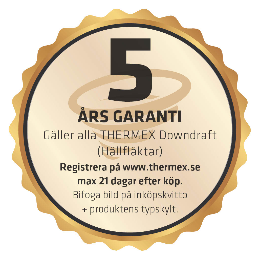 Bänkfläkt Thermex Typhoon Standard Frånluft-Kolfilterfläkt