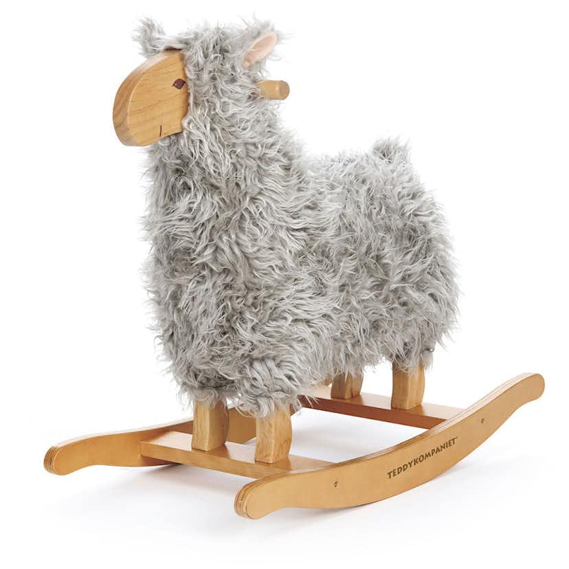 Gungleksak Teddykompaniet Lammgunga Grå