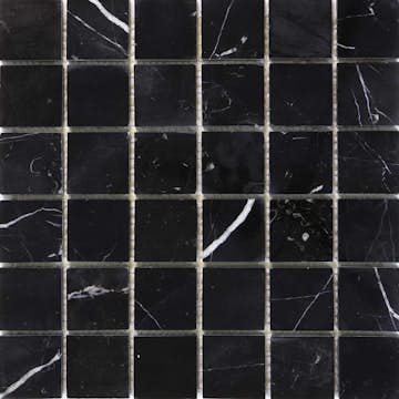 Mosaik Tenfors Marble Black 4,8x4,8 cm