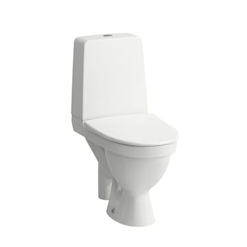 Toalettstol Laufen Kompas 825154 Rimless ROT inkl Mjuksits
