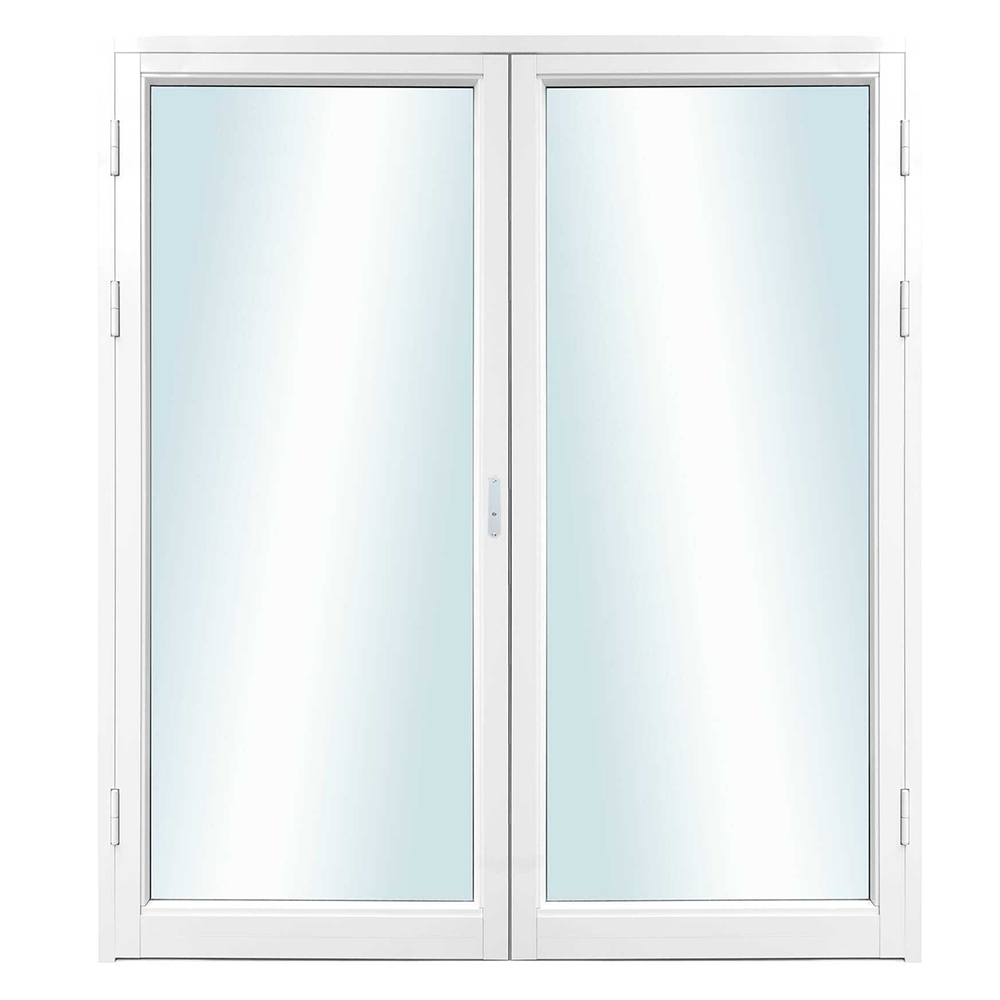 Parfönsterdörr Nordiska Fönster Norrland Passiv 3-Glas Aluminium BxH: 180x200 cm