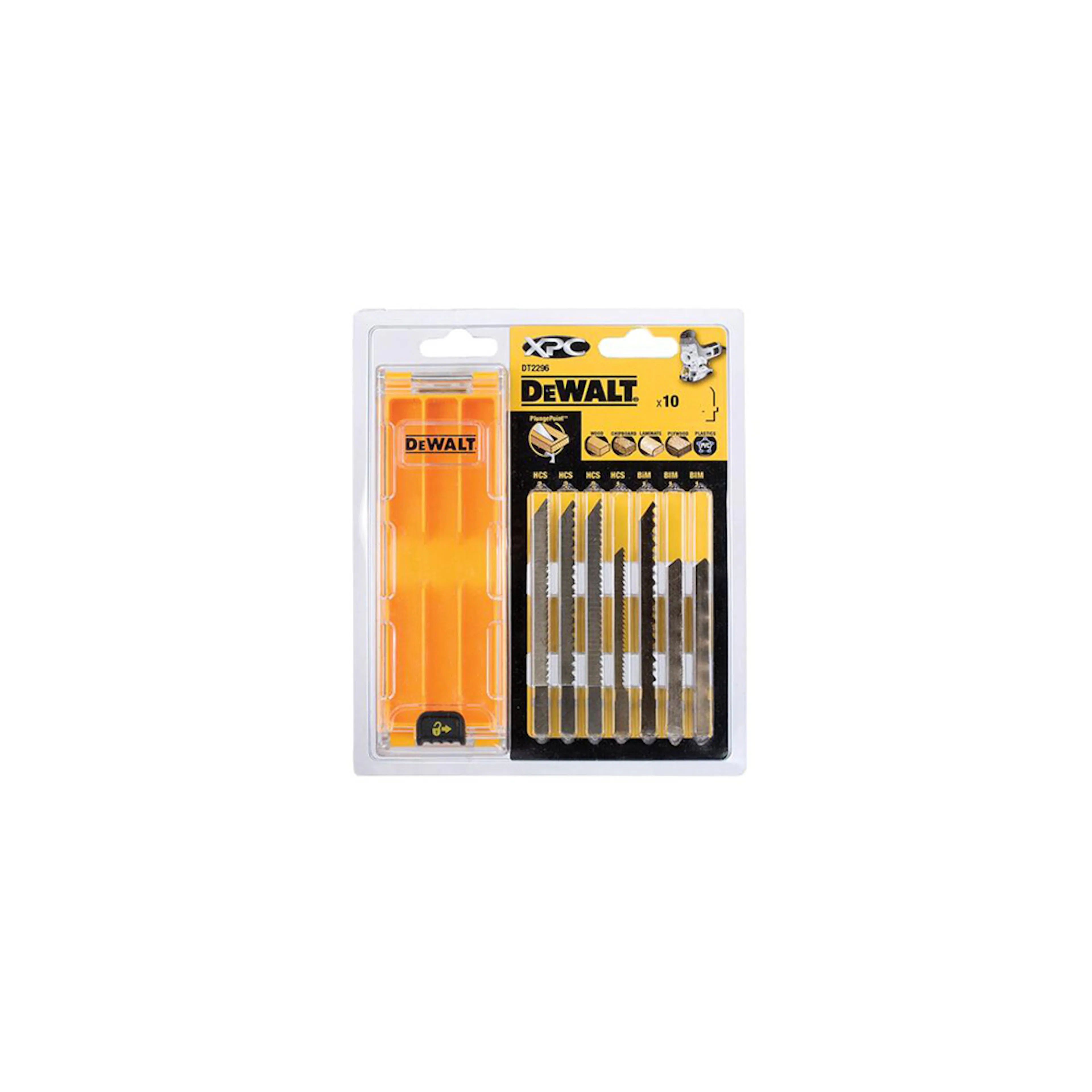 Sticksågsblad DeWalt DT2296 XPC 10 Delar T101DX2. T1