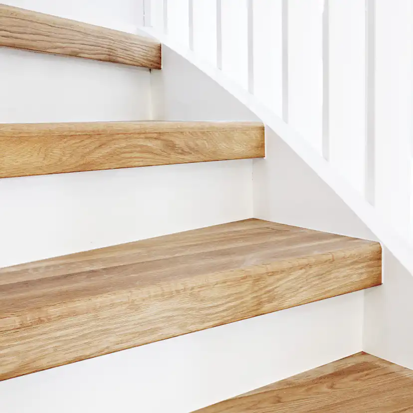Trapprenovering Lundbergs Premium Lackad Ek Enkelsteg