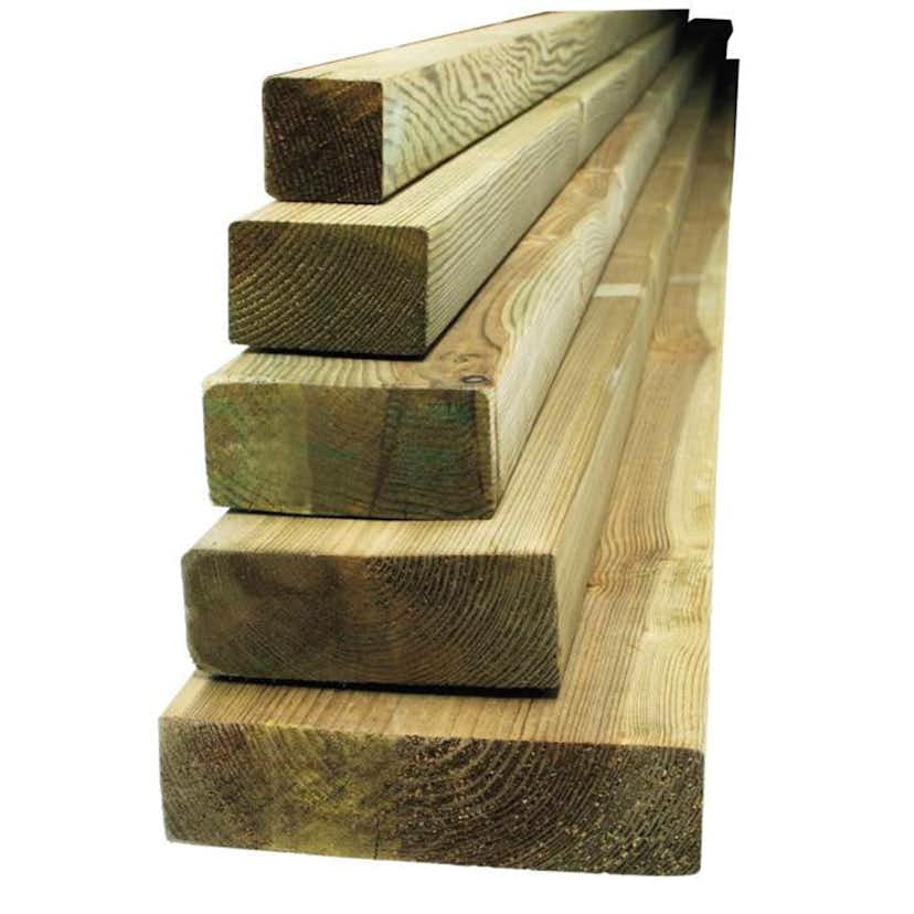 Regel Impregnerad 45x145 mm C24 NTR A Längd: 3,6 Meter