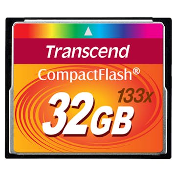 Minneskort Transcend Compact Flash 32GB