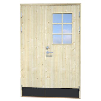 Förrådsdörr dubbel Förrådsdörr dubbel