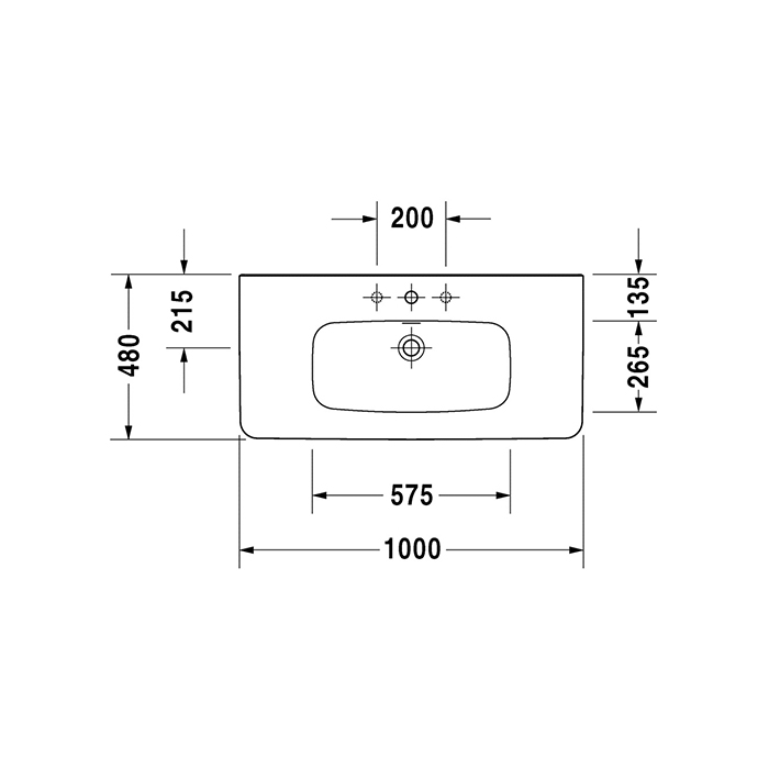 Tvättställ Duravit DuraStyle 2320