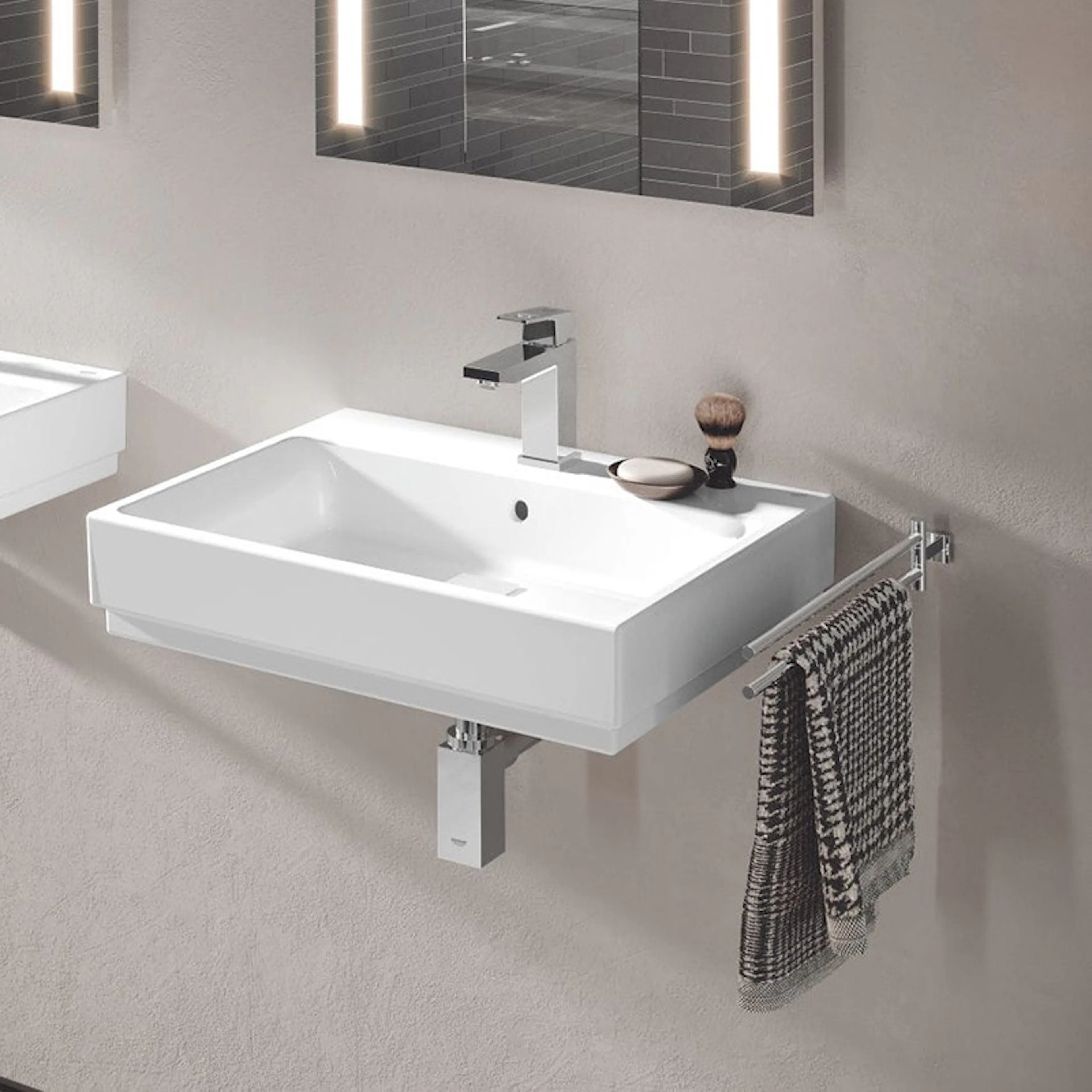 Tvättställ Grohe Cube Ceramic 39473 60 cm