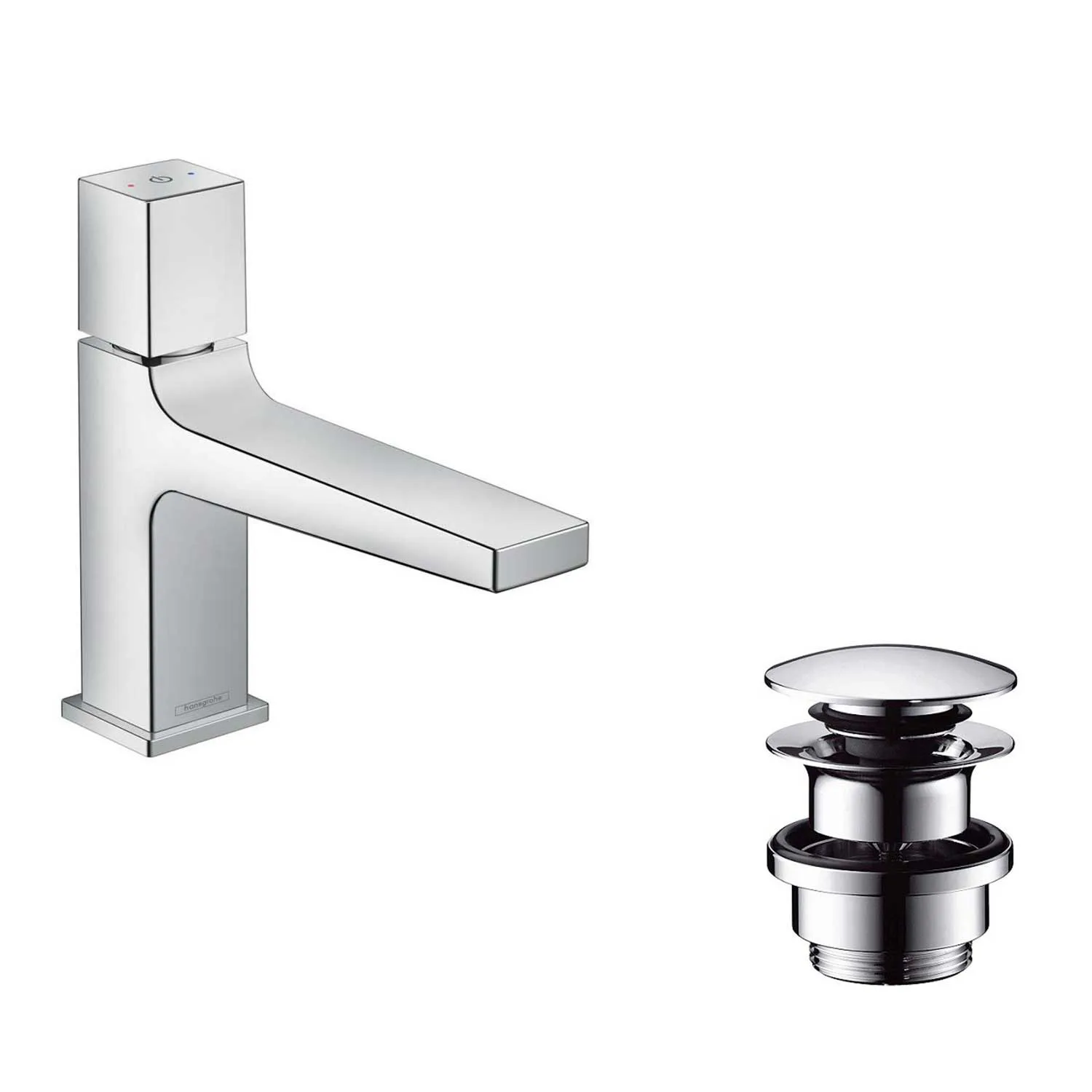 Tvättställsblandare Hansgrohe Metropol Select 100 CoolStart Push-Open
