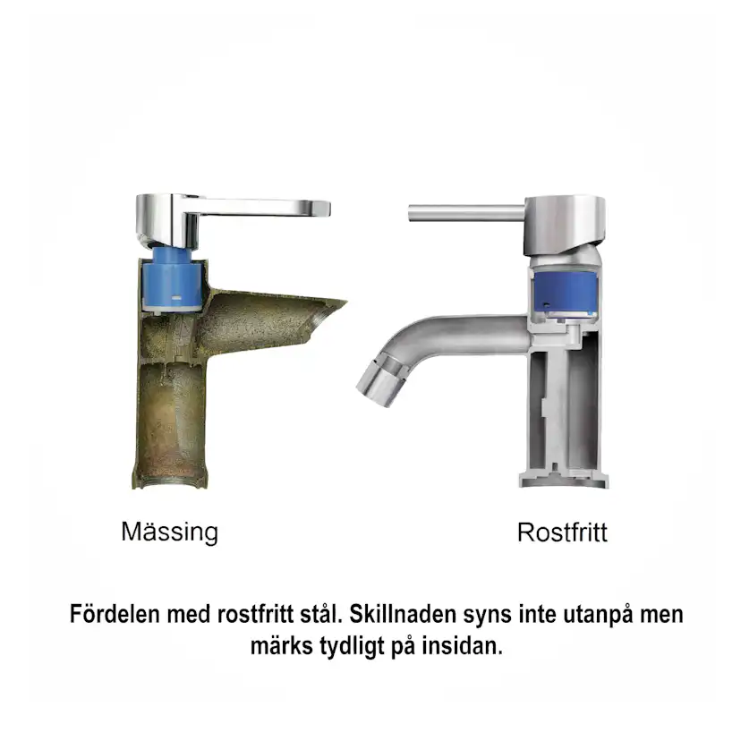Tvättställsblandare Strand Stainless Barbara BA-2001