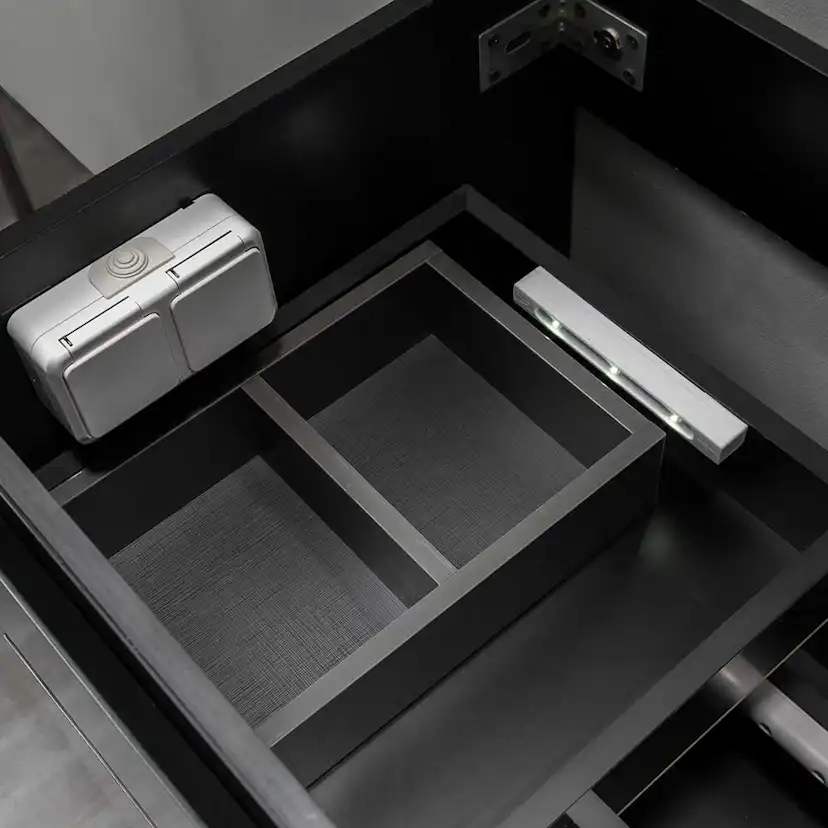 Tvättställskåp Bathlife Glädje Svart