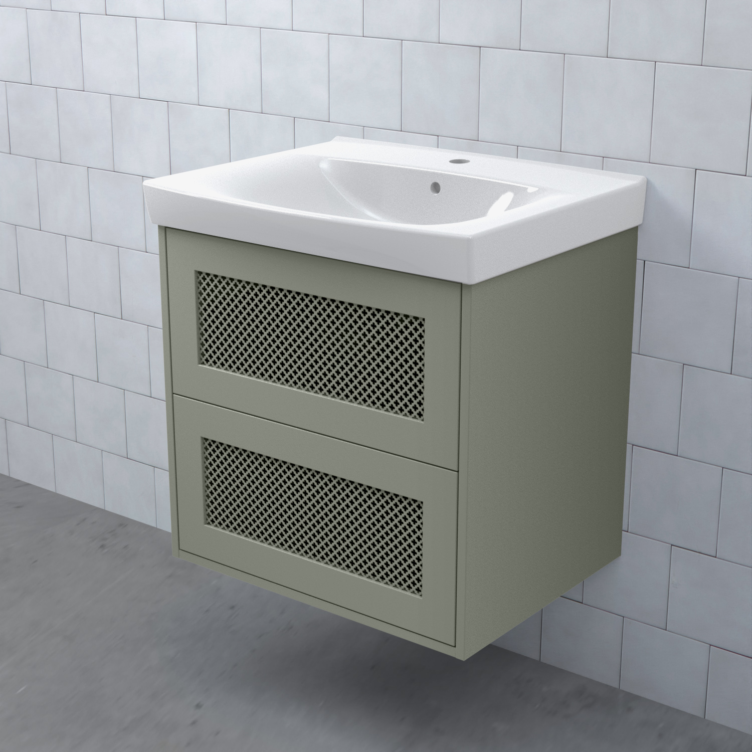 Tvättställsskåp Björbo Badrum Mejda Hög