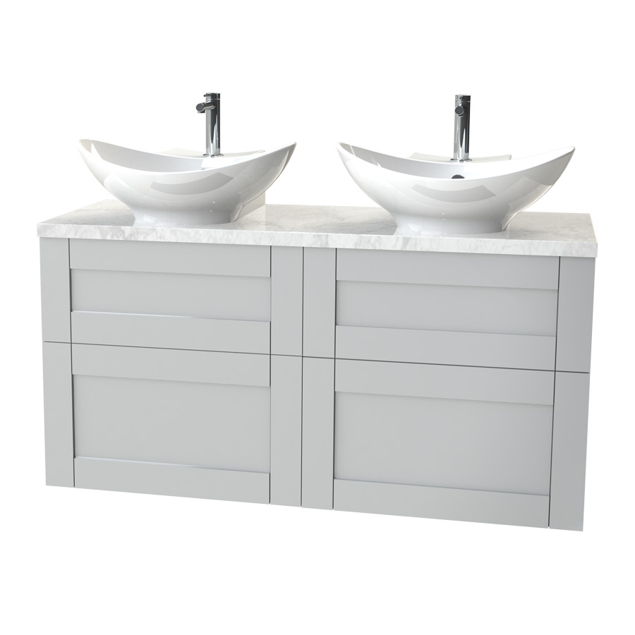 Tvättställsskåp Miller Badrum London 120 för Fristående Tvättställ