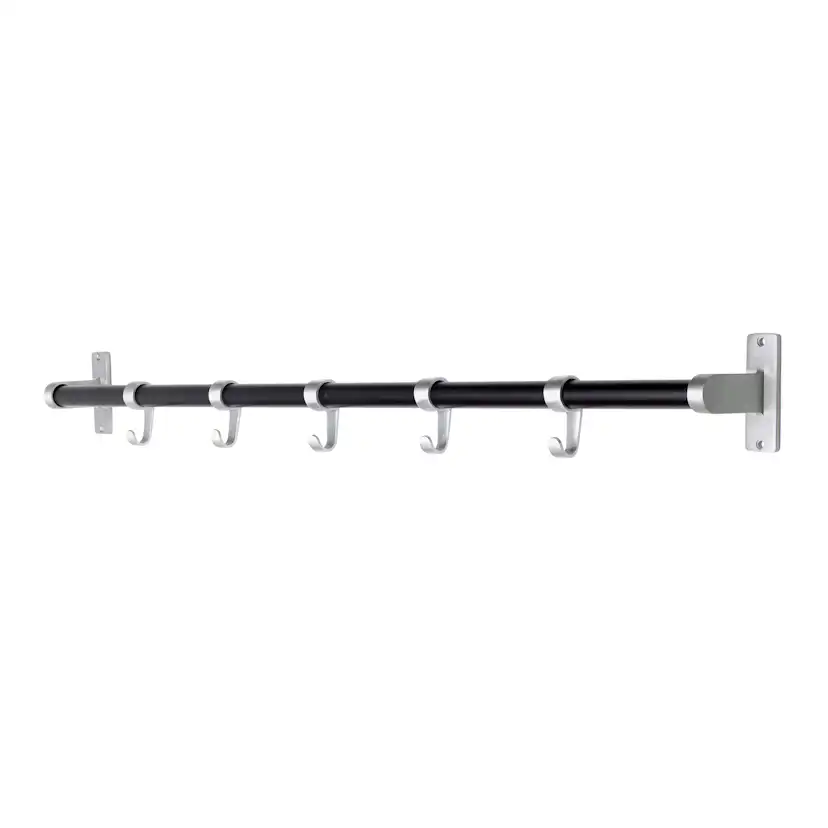 Kroklist Habo Elegant 100 cm Aluminium Svart