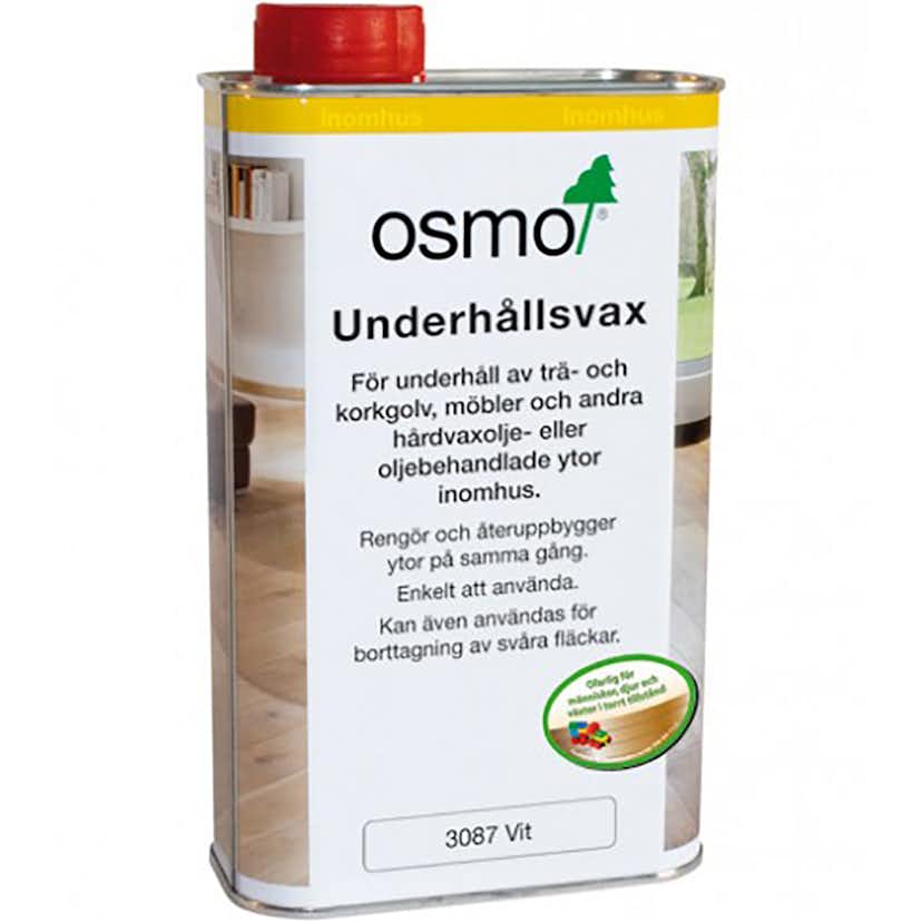 Underhållsvax Osmo Vit 1,0 liter