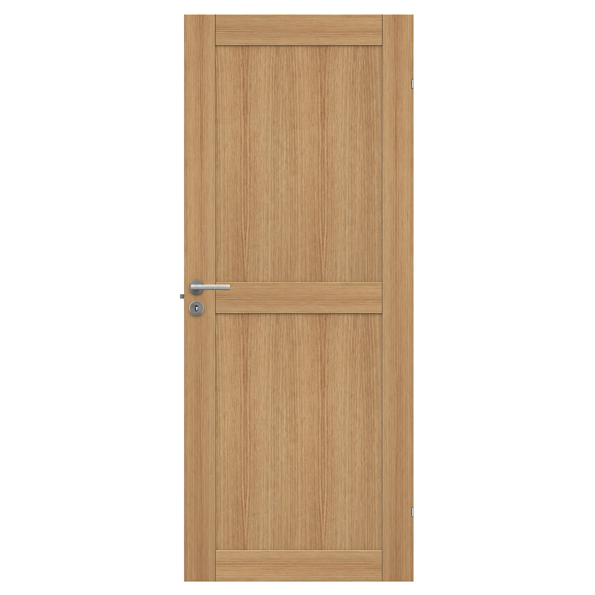 Innerdörr Swedoor Unique 02L Träfanér BxH: 90x210 cm, Ekfanér
