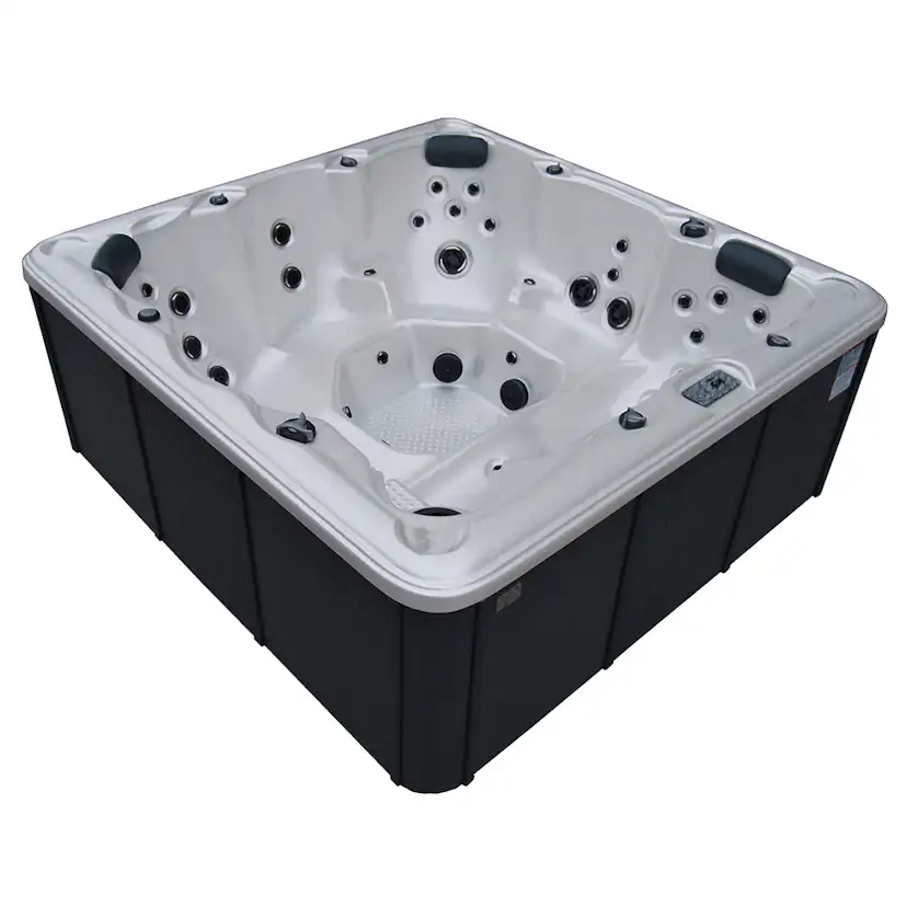 Utespa DenForm 61 Quartz White 49 Jets Spabad för 6 Personer