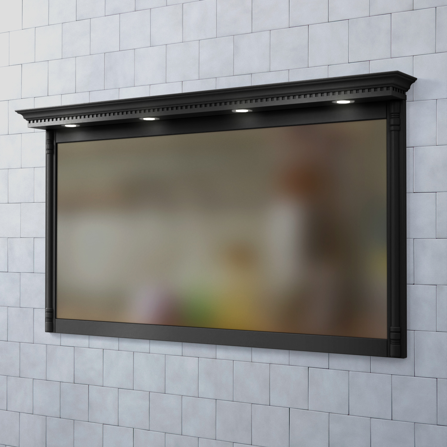 Spegel Björbo Badrum Valhall med Belysning