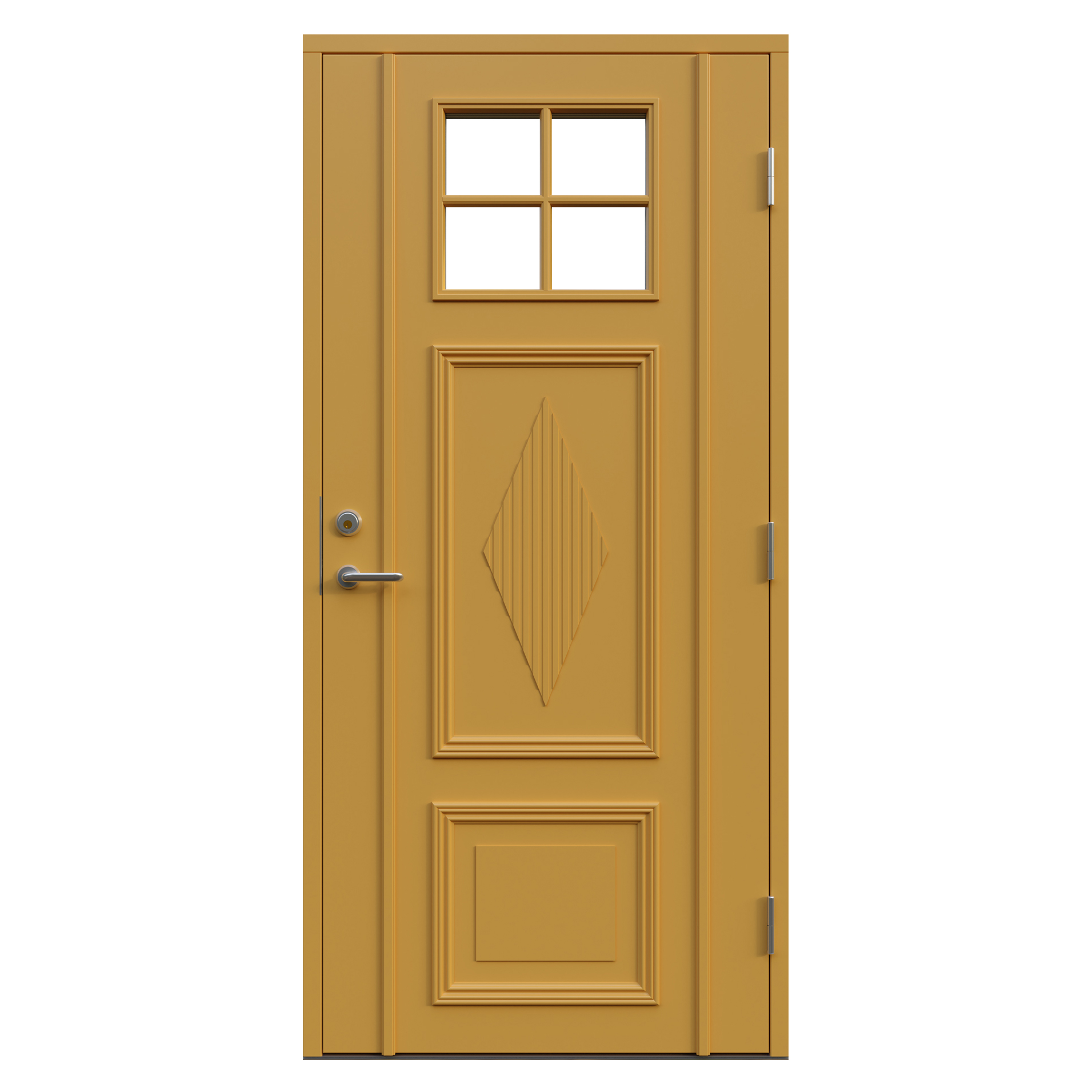 Ytterdörr Leksandsdörren Lisselby Klarglas Eco74 RC2N