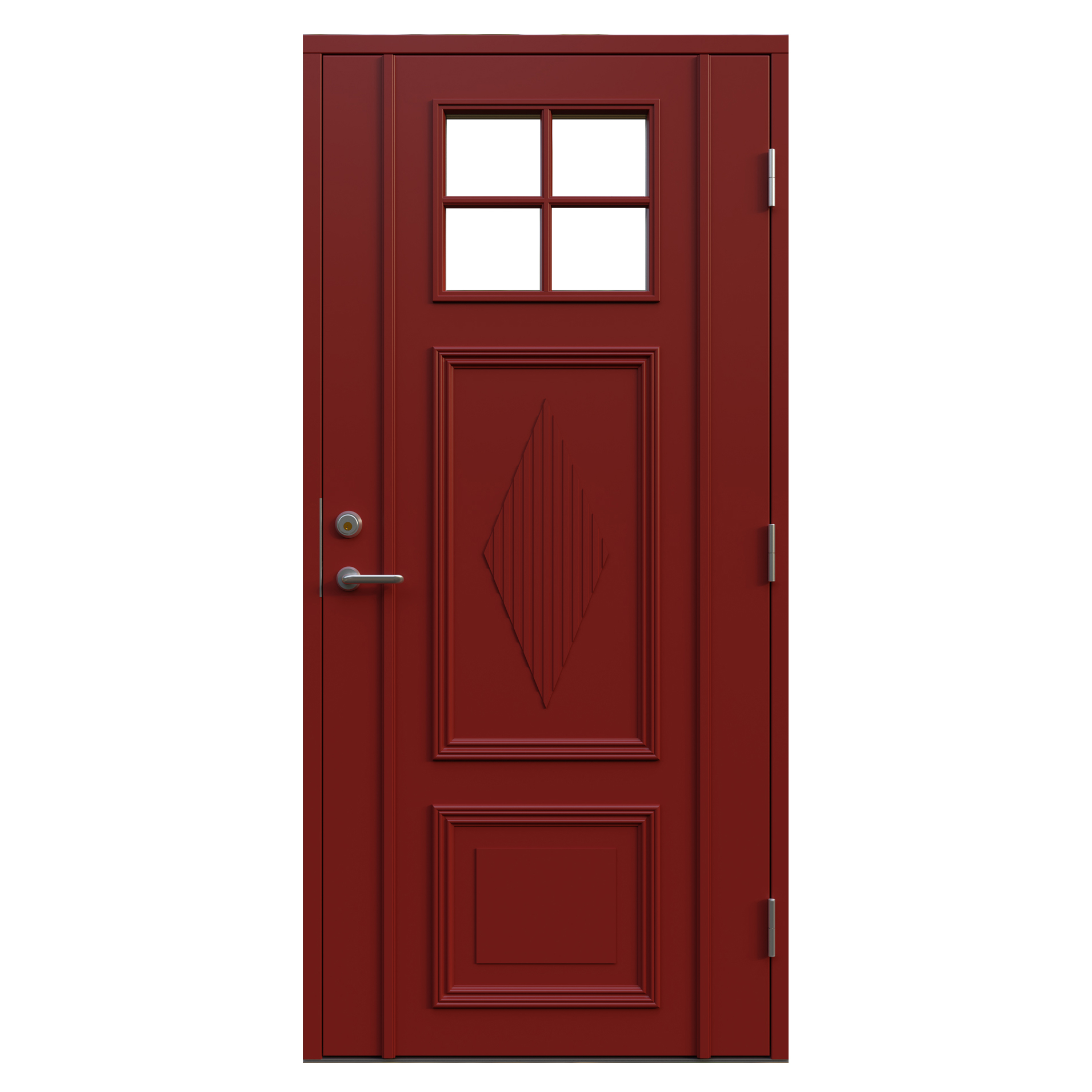 Ytterdörr Leksandsdörren Lisselby Klarglas Eco74 RC2N