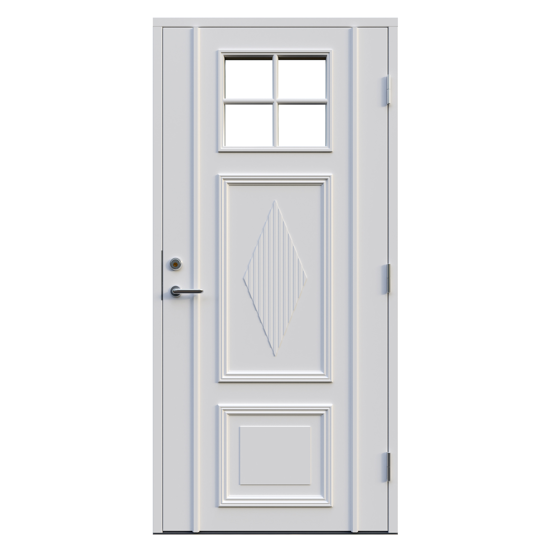 Ytterdörr Leksandsdörren Lisselby Klarglas Eco74 RC2N