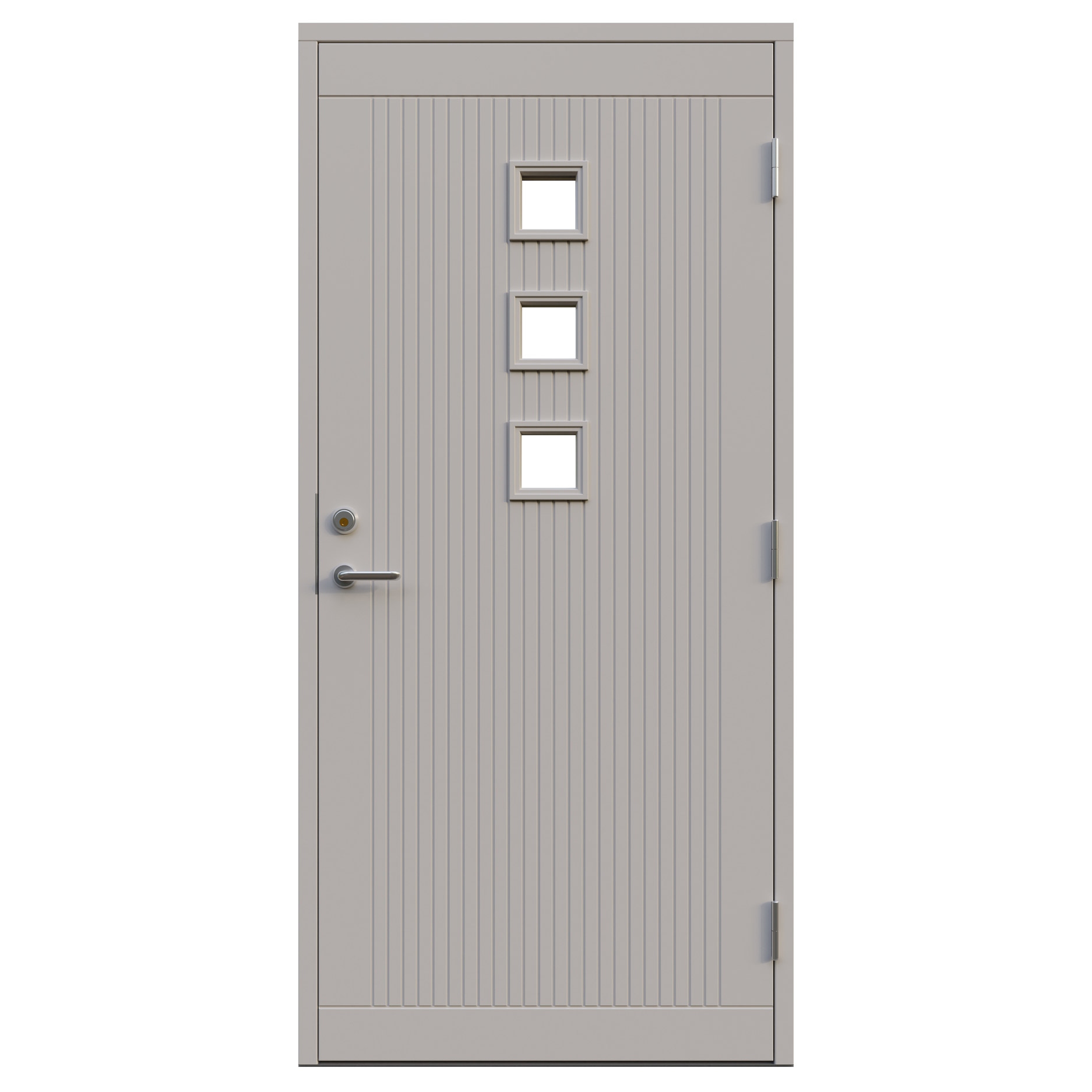 Ytterdörr Leksandsdörren Hälla Klarglas Eco74 RC2N