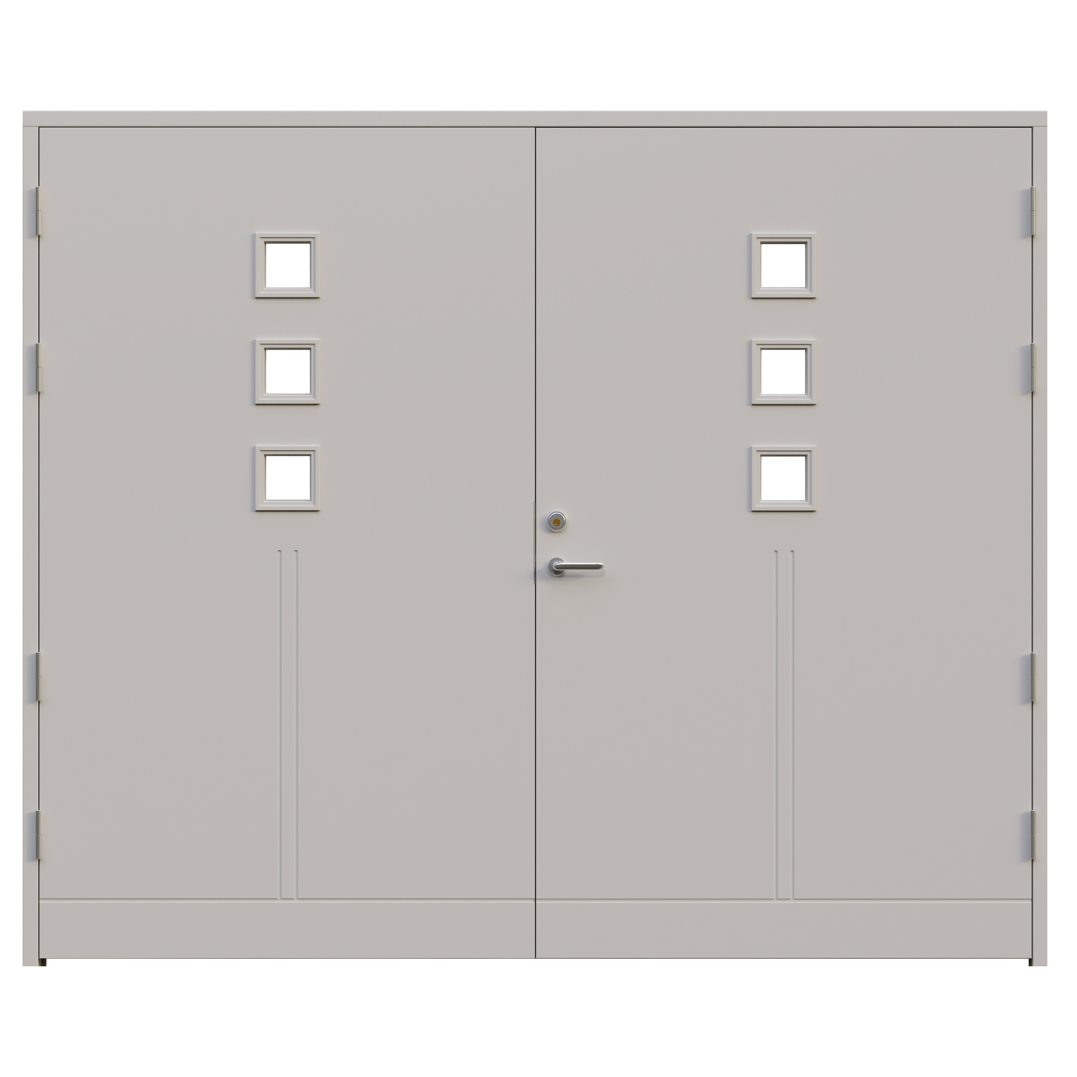 Garageport Leksandsdörren Saltö Classic