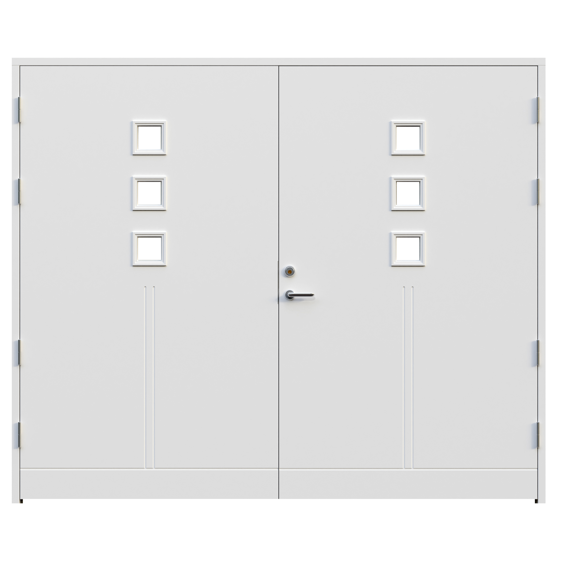 Garageport Leksandsdörren Saltö Classic