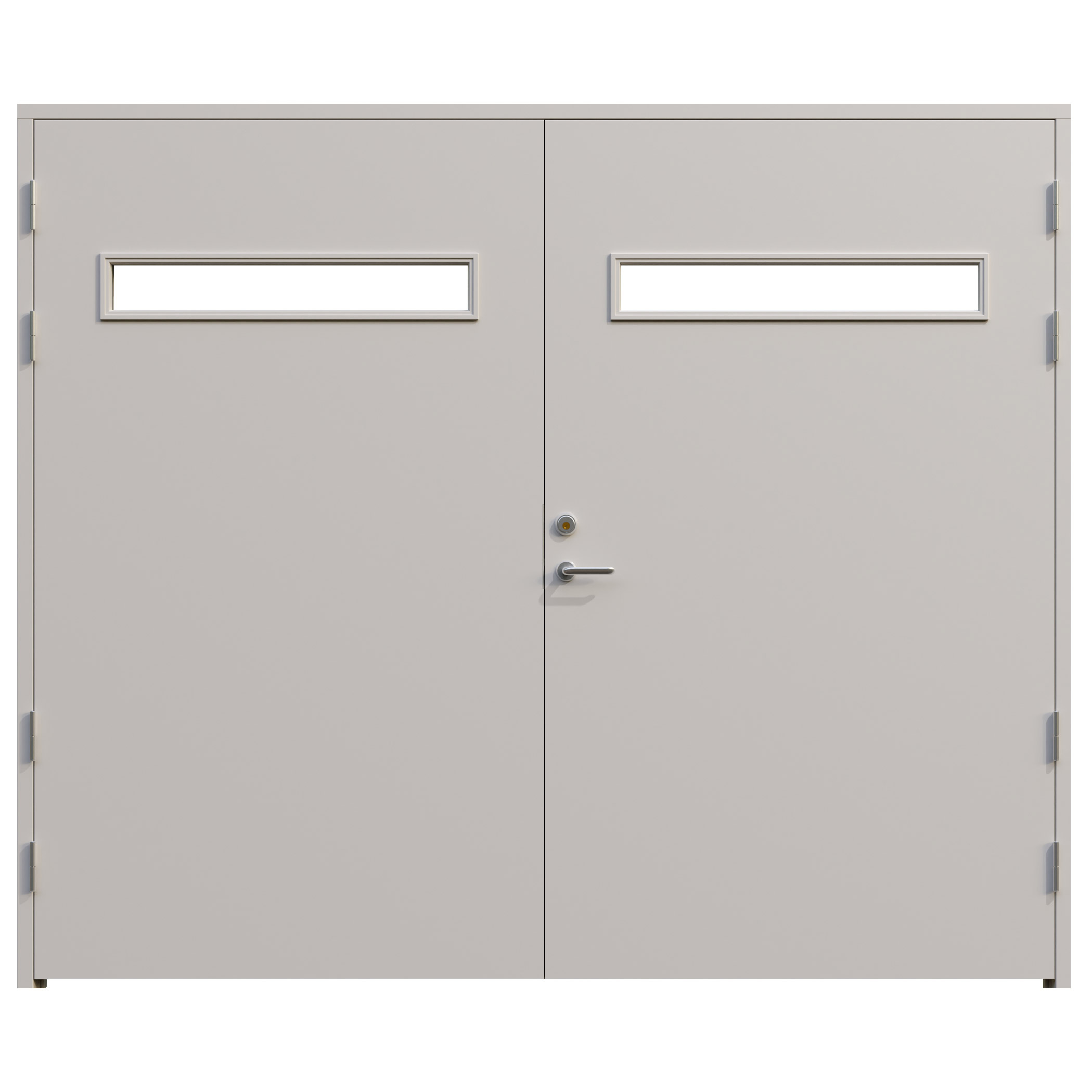 Garageport Leksandsdörren Gärde Classic BxH: 250x210 cm, S-1502-Y50R, Grå, Vänster