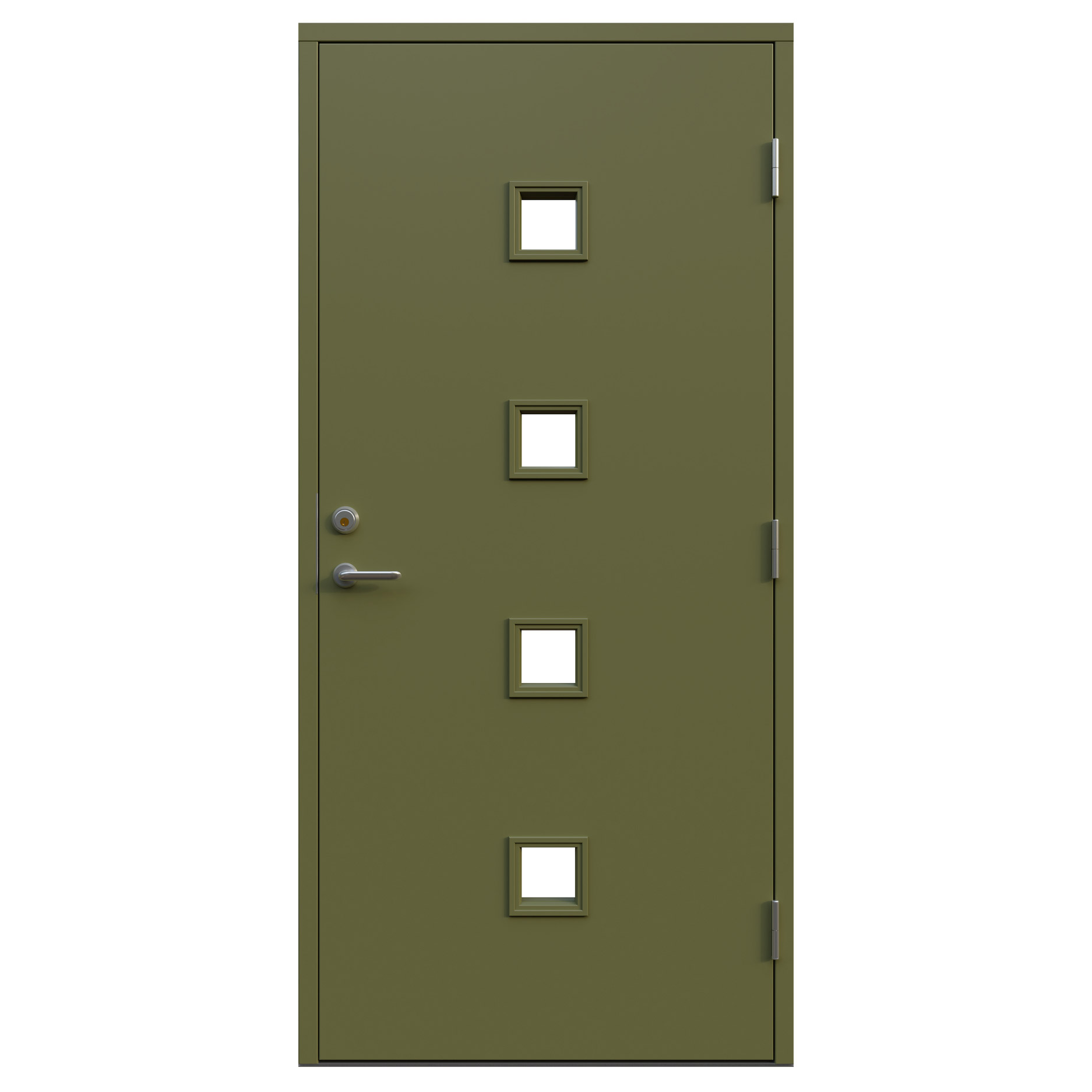 Ytterdörr Leksandsdörren Nålberg Eco74 RC2N