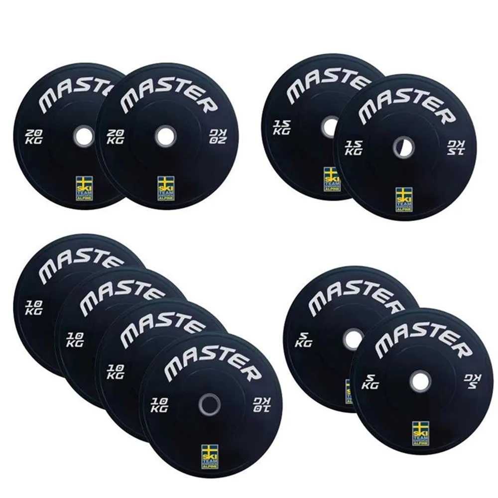 Bumperset Master Fitness 120 kg SkiTeam Viktskiva