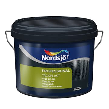 Vägg och takfärg Nordsjö Professional Täckplast 10 L