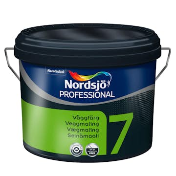 Väggfärg Nordsjö Professional 7 Vit