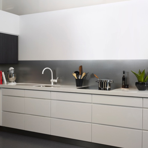 Vaggskiva Berryalloc Kitchen Wall Aluminium Slat Borstad