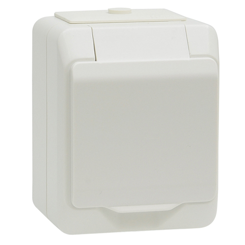 Vägguttag Malmbergs Nordic 1-vägs IP44