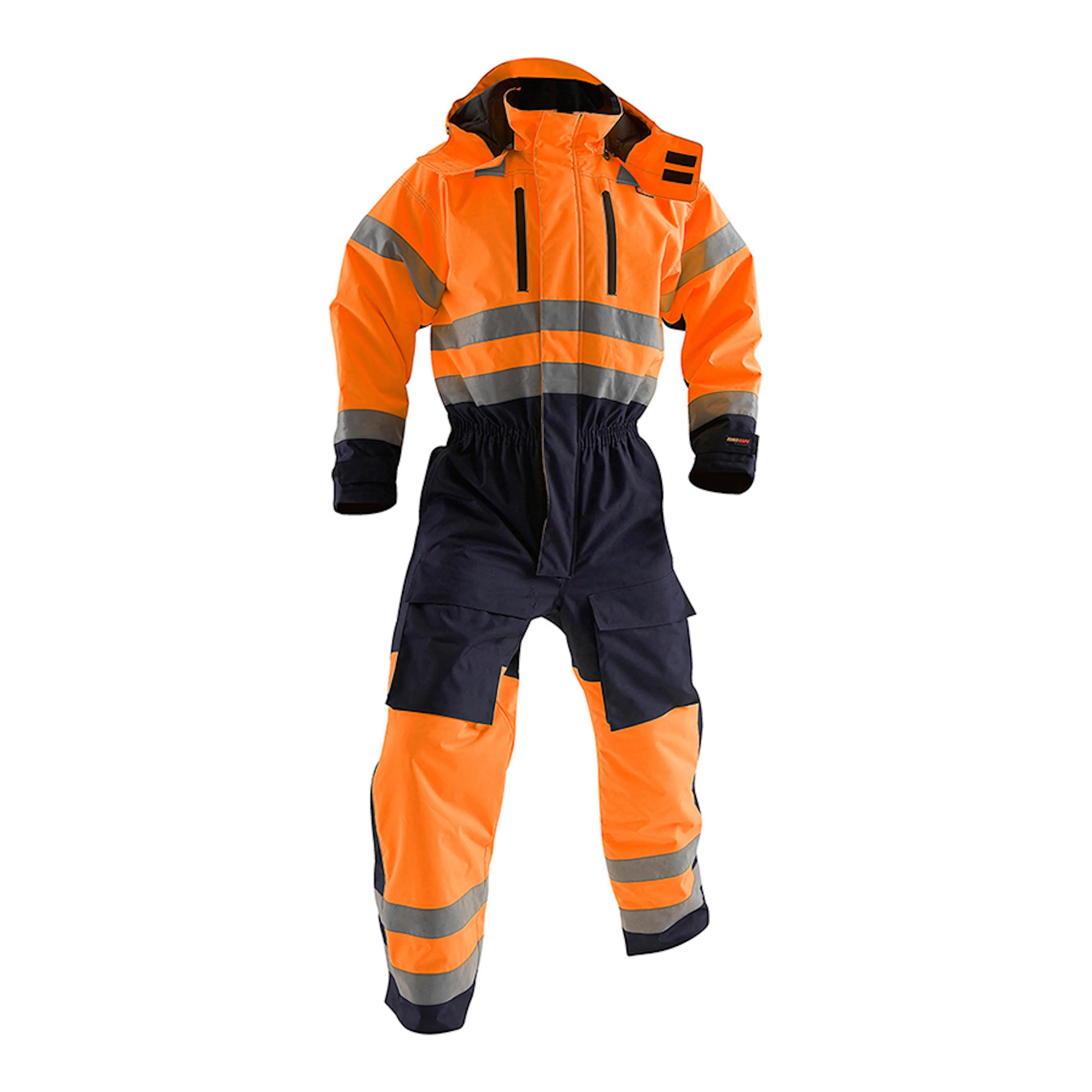 Orange/Marinblå