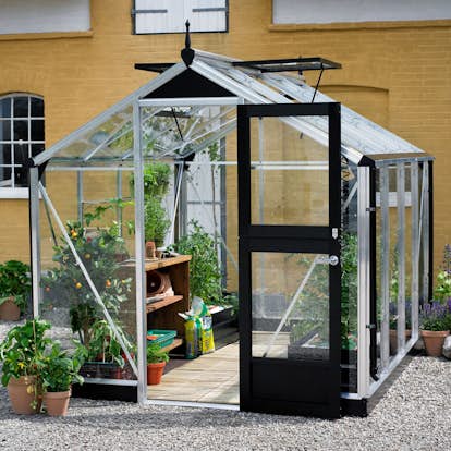 Härdat glas växthus Härdat glas växthus