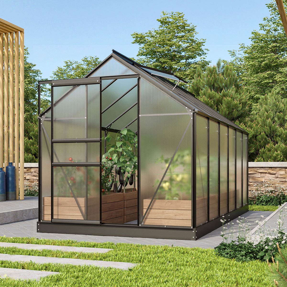 Växthus Vitavia Venus 7,5 kvm