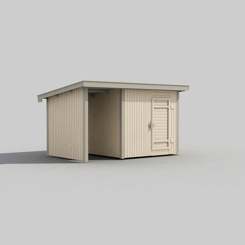 Vedstuga Trähuset Pelle 6-1