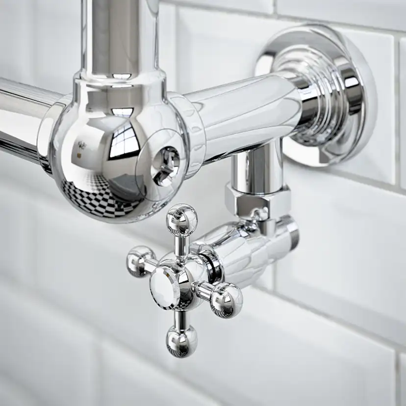 Ventil-set Nordhem Vinkel G15 Krom