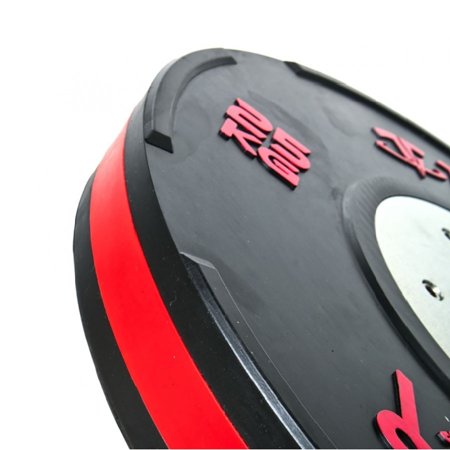 Viktskiva Thor Fitness Tävlingsbumper Svart Vikt: 20 kg