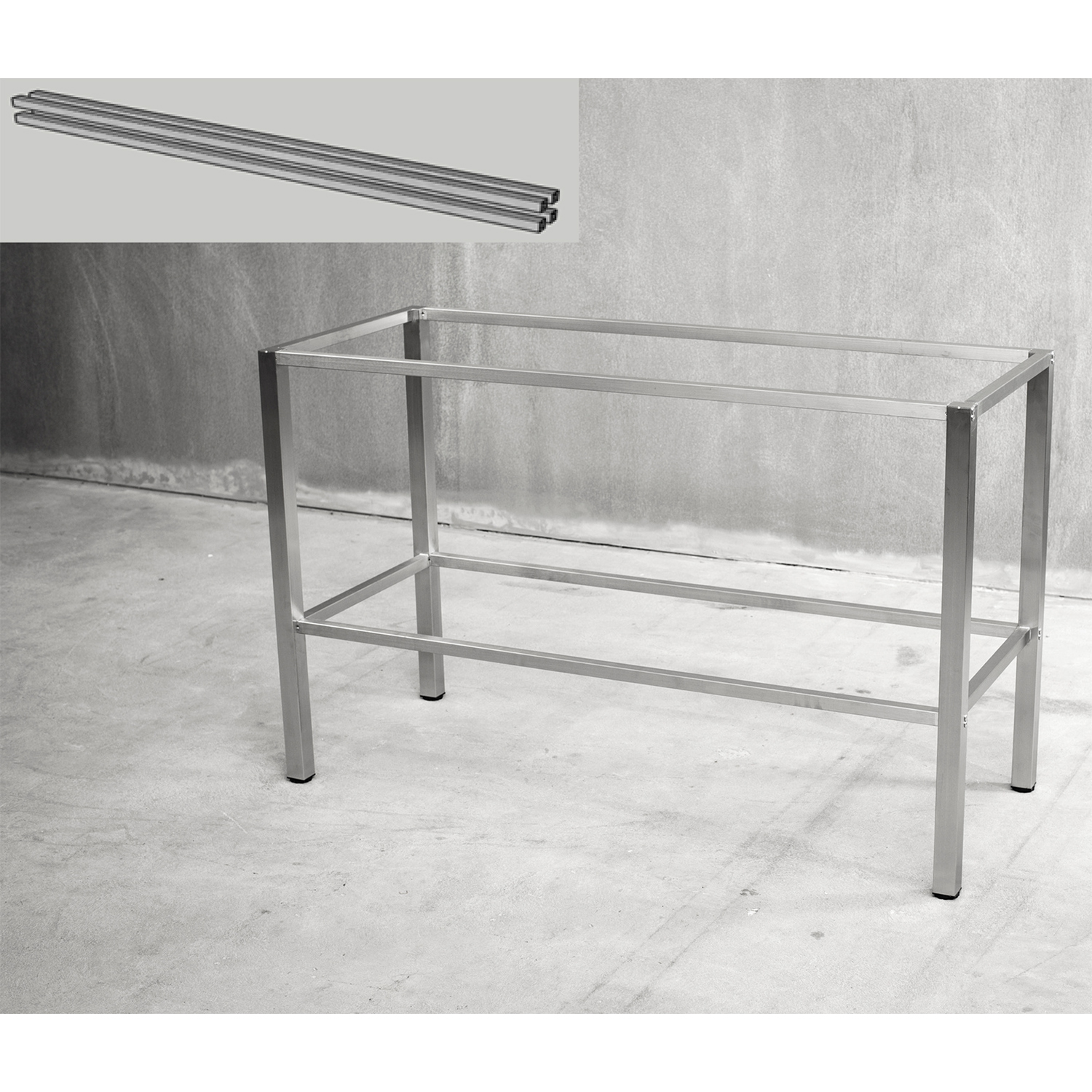 Rör Vilan Stainless Rostfria Rör till Stativ Längd: 1400 Mm- 900040