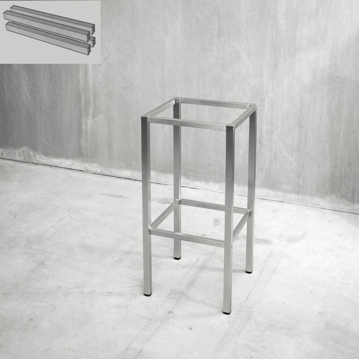 Rör Vilan Stainless Rostfria Rör till Stativ Längd: 600 Mm- 900010