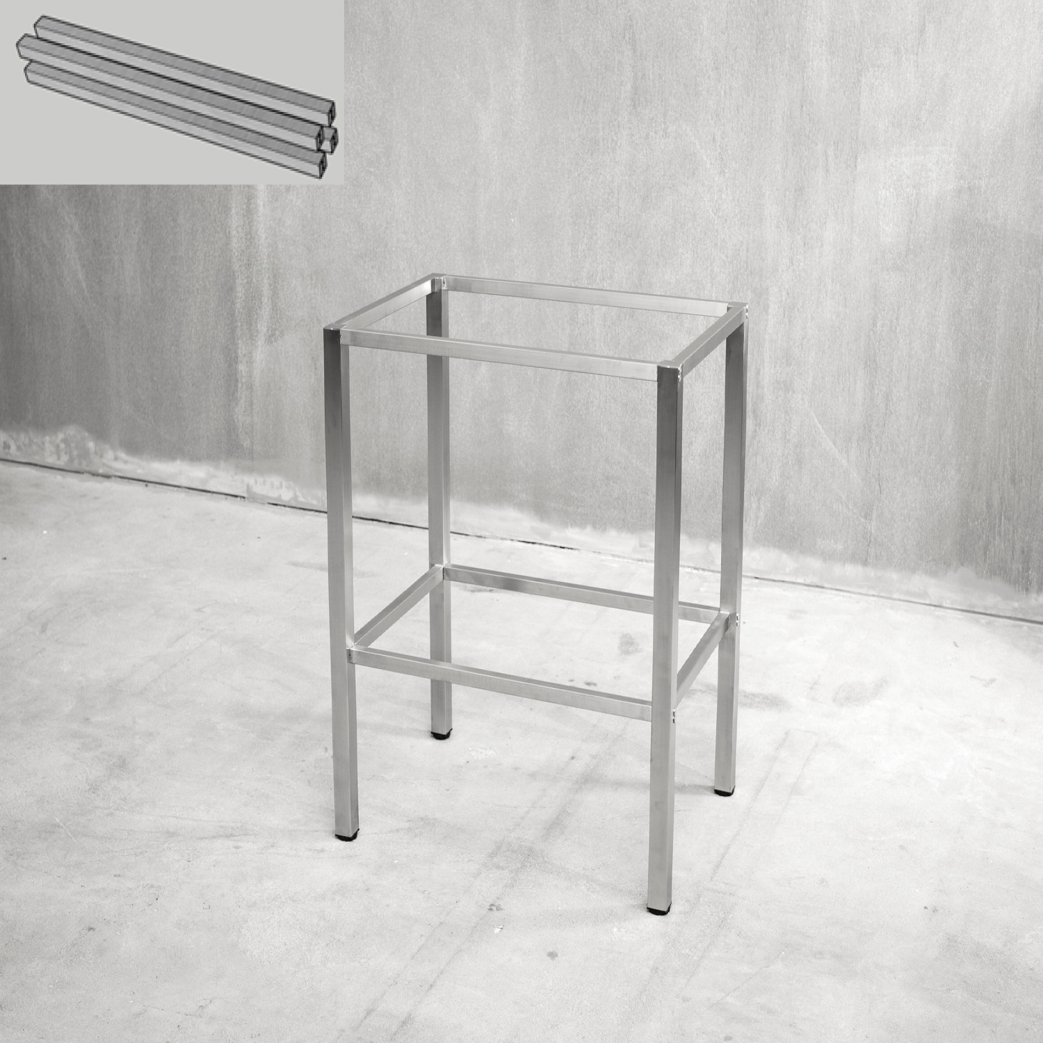 Rör Vilan Stainless Rostfria Rör till Stativ Längd: 800 Mm- 900020