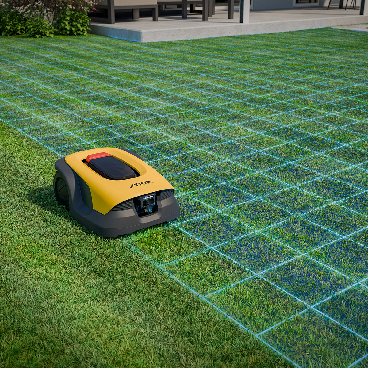 Robotgräsklippare Stiga A 8V Utan Slinga
