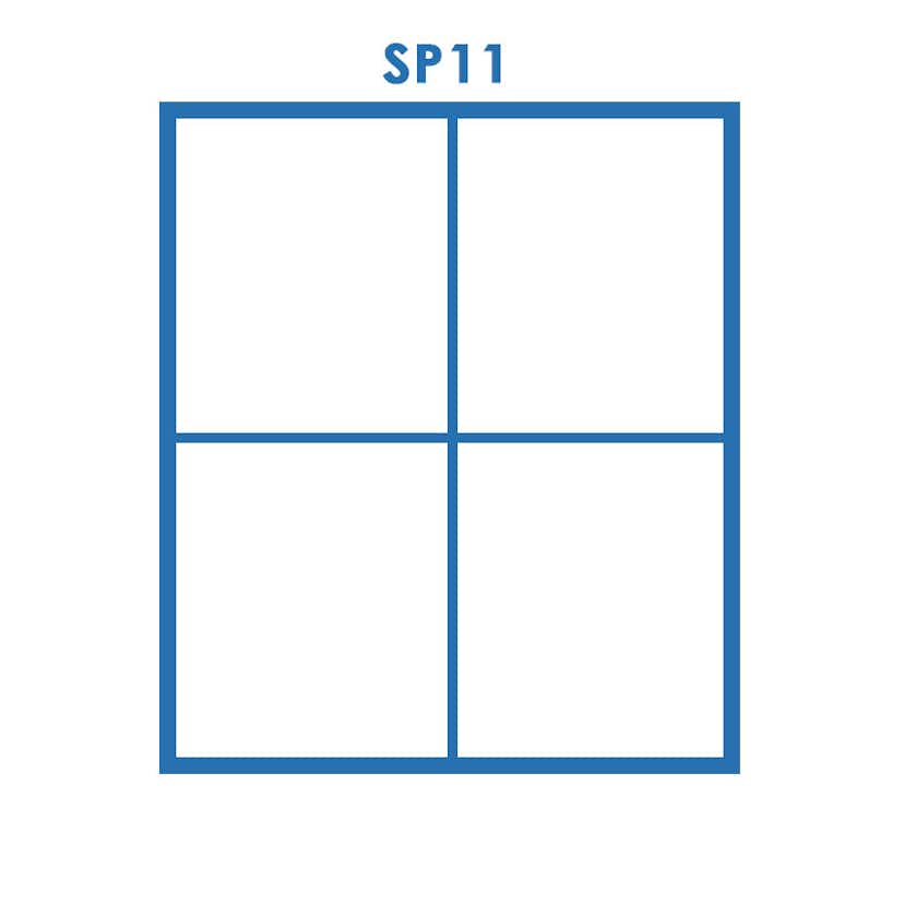 Vridfönster NorDan Tanum 3-Glas Lagerfört Aluminium BxH: 110x100cm, Spröjs SP11