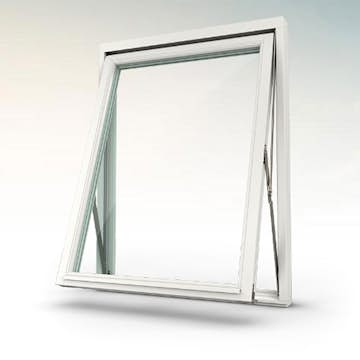 Vridfönster NorDan Tanum 3-Glas Aluminium