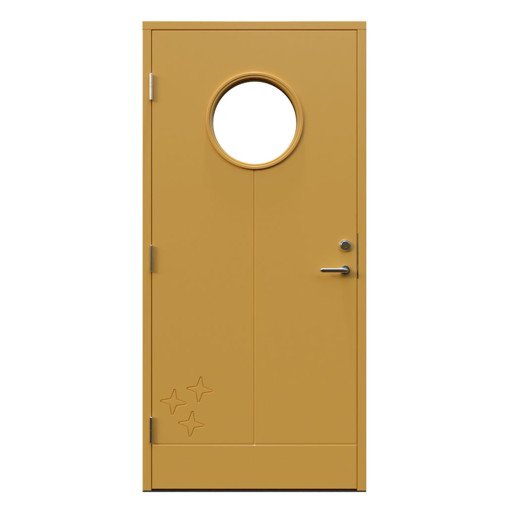 Ytterdörr Leksandsdörren Berg Eco74 RC2N