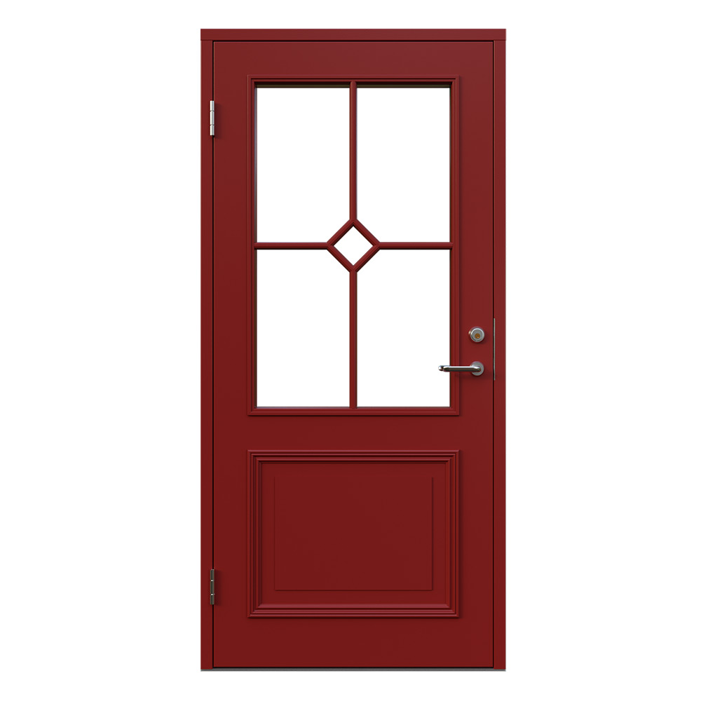 Ytterdörr Leksandsdörren Brenäs Klarglas Eco74 RC2N