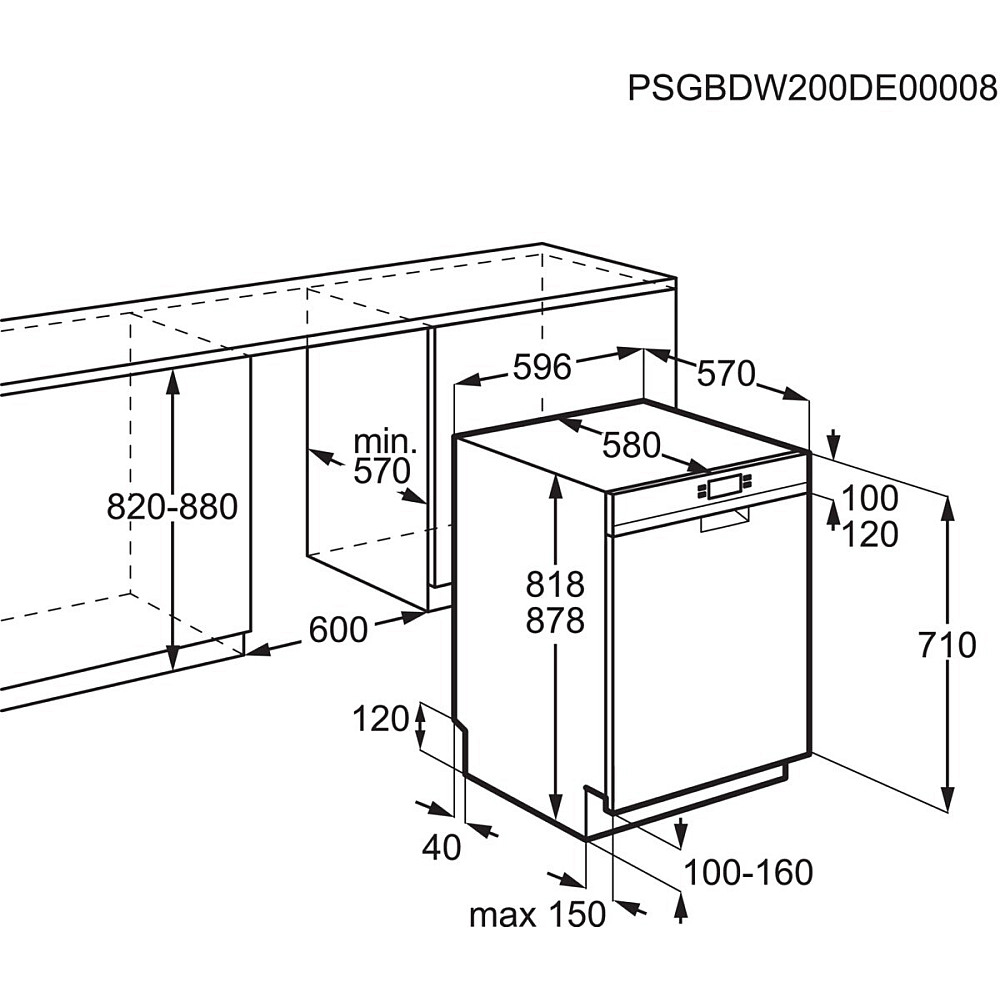 Diskmaskin Electrolux ESA17200UW